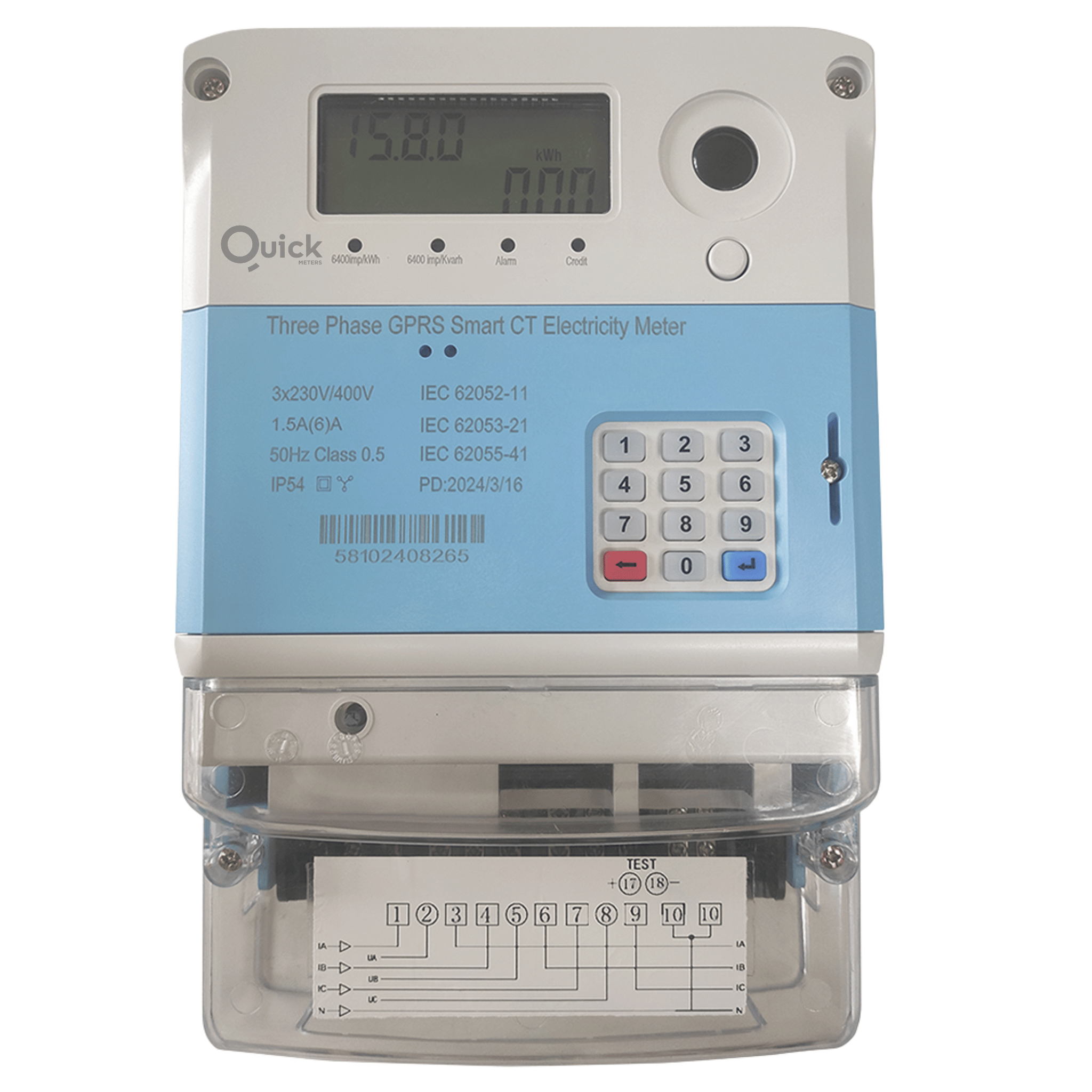 CT Meter Three Phase GPRS Smart